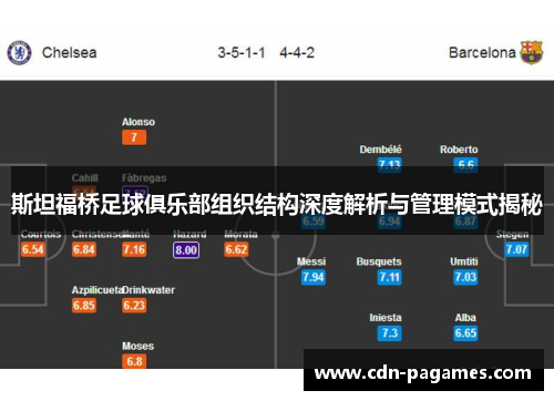 斯坦福桥足球俱乐部组织结构深度解析与管理模式揭秘